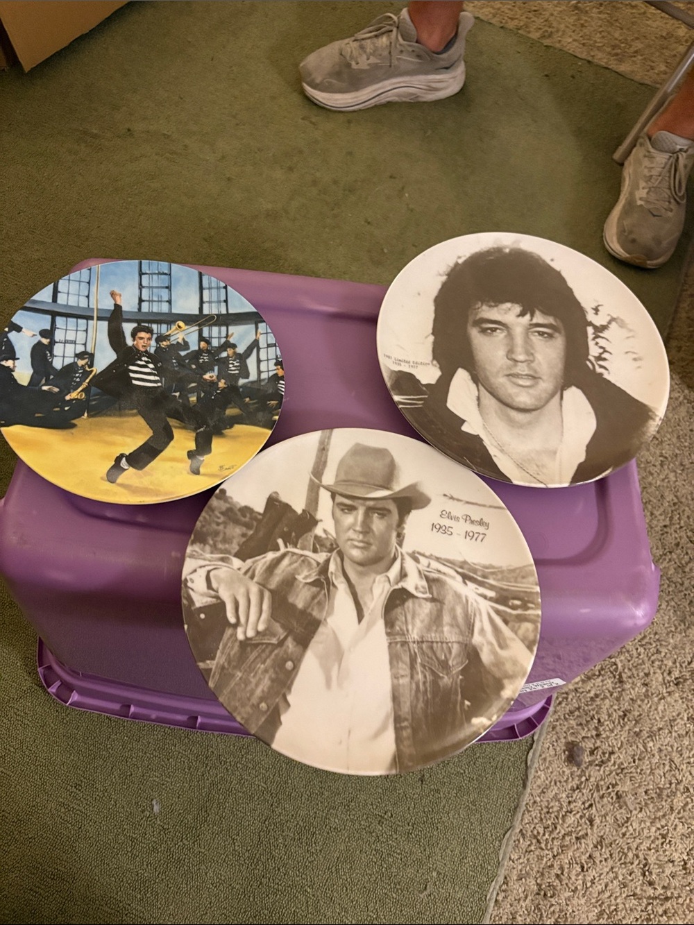 Elvis Presley Collectible Plates Lot of 3